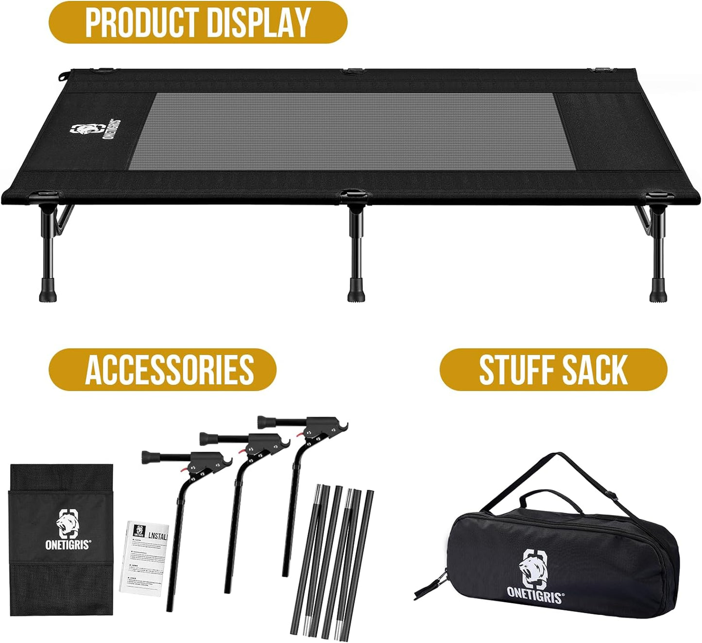 Cama elevada portátil