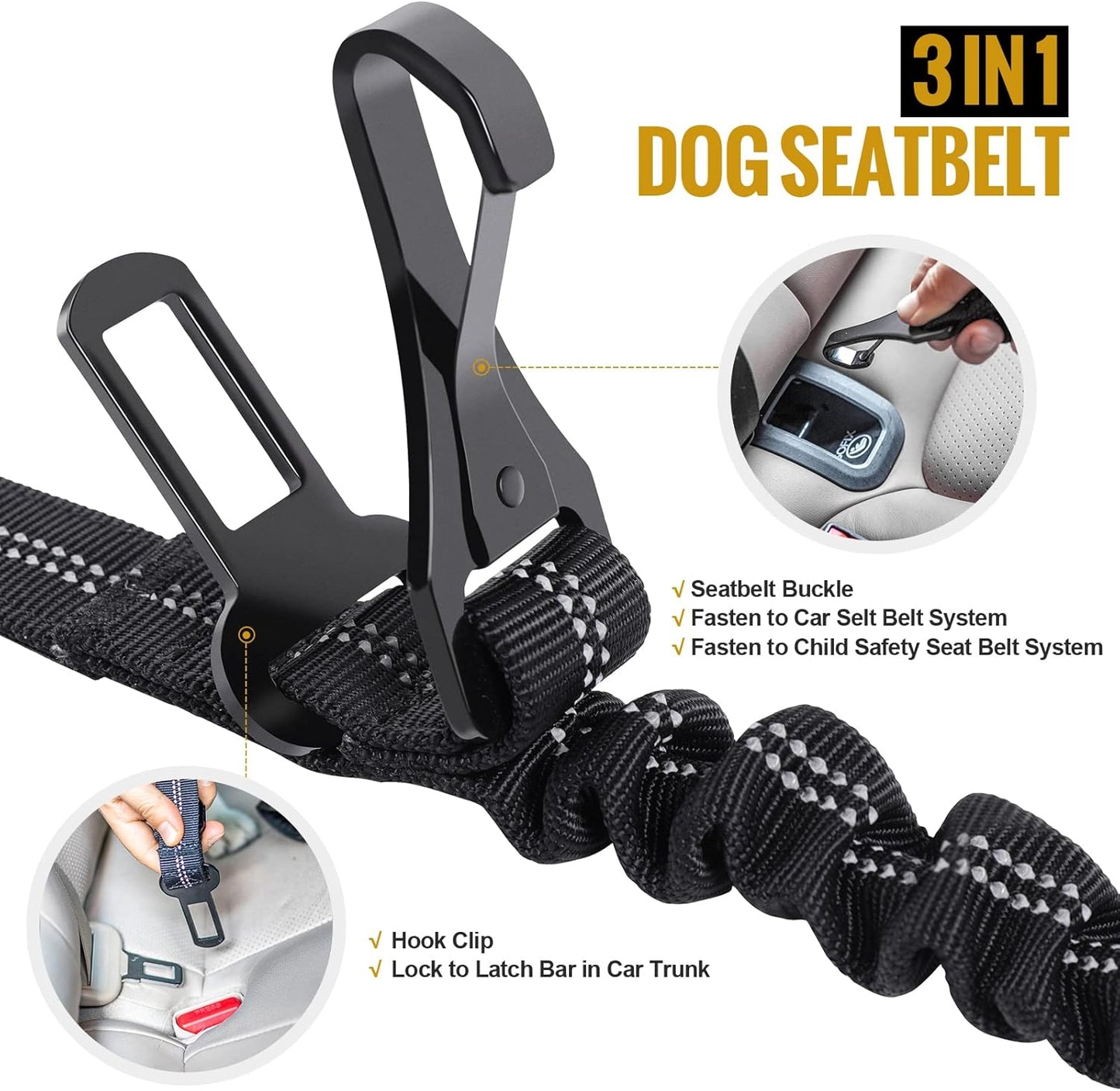 Dog Leash 17 (3 en 1) OneTigris