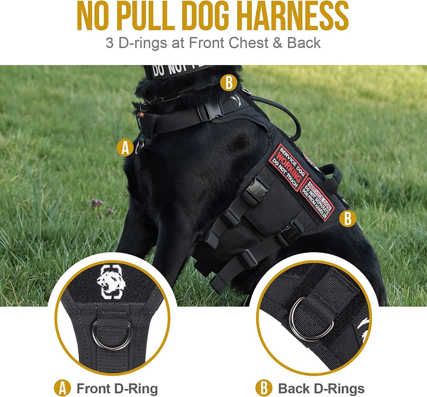 Metall k9 Dog Harness