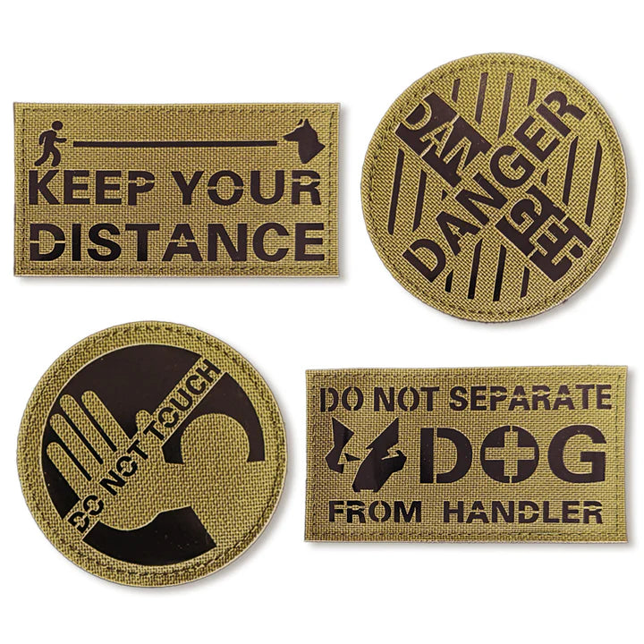 Hi-Vis Dog Patch Set