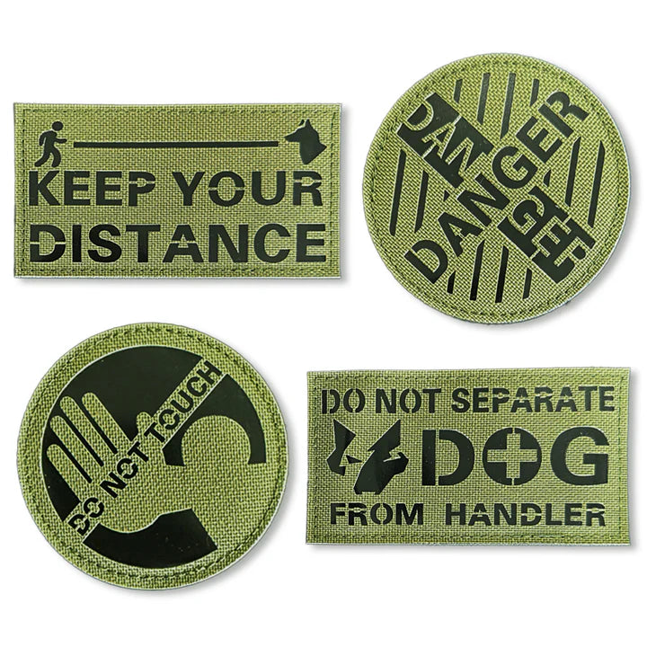 Hi-Vis Dog Patch Set