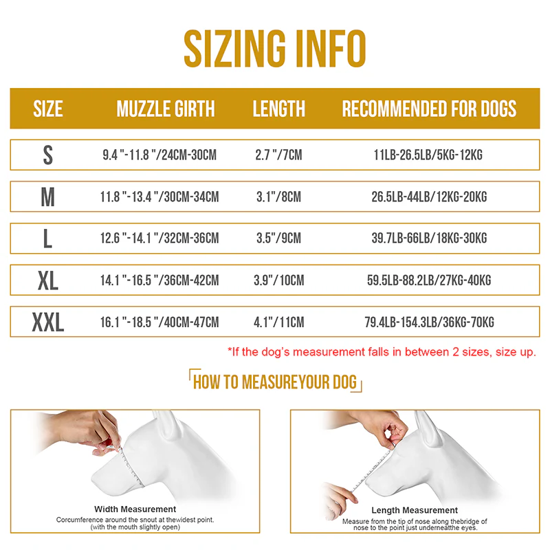Soft Canine Muzzle