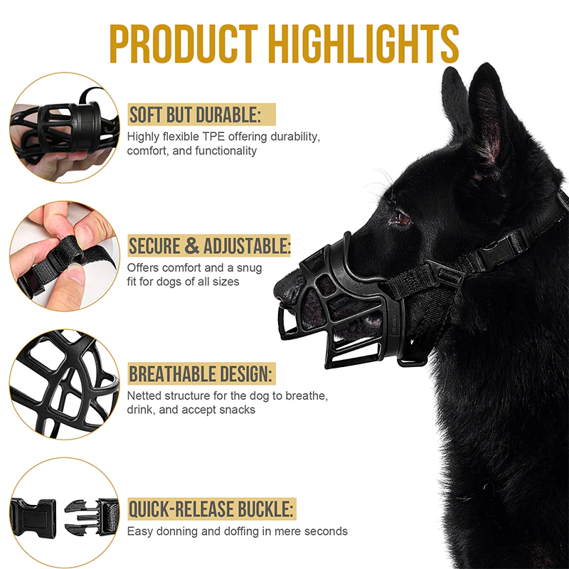 Soft Canine Muzzle