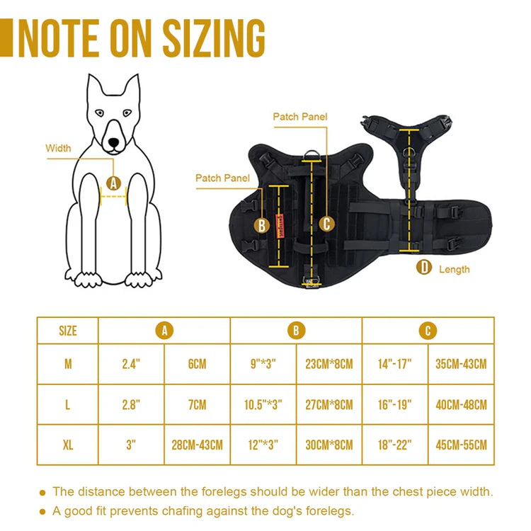 X Destroyer K9 Dog Harness