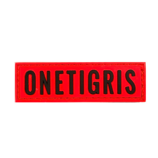 ONETIGRIS Signature Red Logo Patch