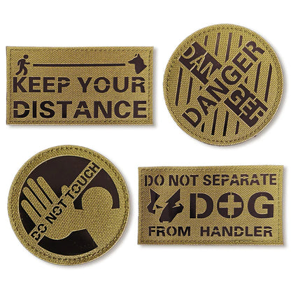 Hi-Vis Dog Patch Set