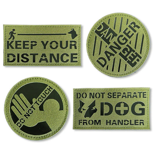 Hi-Vis Dog Patch Set