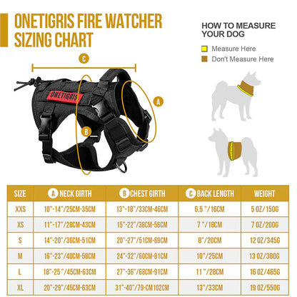 Fire Watcher Dog Harness 2.0 - Duraflex