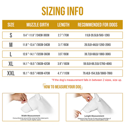 Soft Canine Muzzle