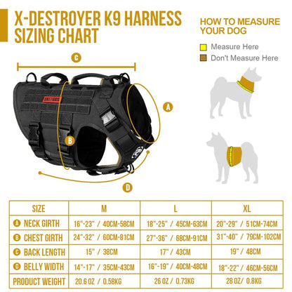 X Destroyer K9 Dog Harness